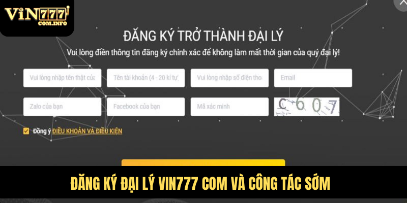 Đại Lý VIN777 Com Mang Đến Cơ Hội Hợp Tác Sinh Lời Hấp Dẫn 1 Đăng ký đại lý VIN777 com và công tác sớm